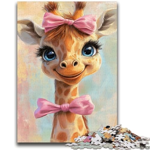 Puzzle für Jugendliche, 1000 Teile, Bogen-Giraffe, Trainieren Sie Ihr Gehirn und Ihre Hände, Eltern-Kind-Interaktion, für Alter 14+, 50x75cm Puzzle für Jugendliche, 1000 Teile, Bogen-Giraffe, Trainieren Sie Ihr Gehirn und Ihre Hände, Eltern-Kind-Interaktion, für Alter 14+, 50x75cm von LYXIANY