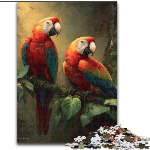 Puzzle für Jugendliche, 1000 Teile, Papageien und Hänflinge, Dekomprimierendes intellektuelles Lernspielzeug, Geburtstagsgeschenk, 38x26cm Puzzle für Jugendliche, 1000 Teile, Papageien und Hänflinge, Dekomprimierendes intellektuelles Lernspielzeug, Geburtstagsgeschenk, 38x26cm von LYXIANY