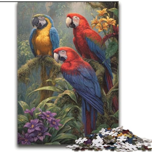 Puzzle für Jugendliche, 2000 Teile, Papageien und Hänflinge, Lernspiele, Heimdekoration, Künstlersammlung, Bildende Kunst, 70x100cm Puzzle für Jugendliche, 2000 Teile, Papageien und Hänflinge, Lernspiele, Heimdekoration, Künstlersammlung, Bildende Kunst, 70x100cm von LYXIANY