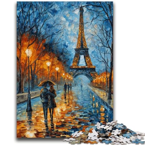 Puzzle für Jugendliche, Eiffelturm-Ölgemälde, für und ab 14 Jahren, Mitmachspiel, Weihnachtsspiel, Geschenke, 50x75cm Puzzle für Jugendliche, Eiffelturm-Ölgemälde, für und ab 14 Jahren, Mitmachspiel, Weihnachtsspiel, Geschenke, 50x75cm von LYXIANY