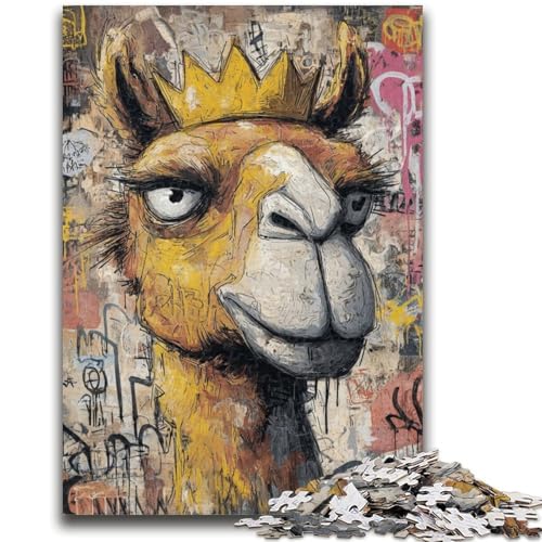 Puzzle für Jugendliche, Kamelkunst, für und ab 14 Jahren, Mitmachspiel, Weihnachtsspiel, Geschenke, 50x75cm Puzzle für Jugendliche, Kamelkunst, für und ab 14 Jahren, Mitmachspiel, Weihnachtsspiel, Geschenke, 50x75cm von LYXIANY