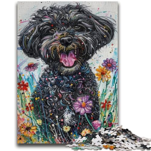 Puzzle für Jugendliche Aquarellpudel für und ab 14 Jahren Mitmachspiel Weihnachtsspiel Geschenke 50x75cm Puzzle für Jugendliche Aquarellpudel für und ab 14 Jahren Mitmachspiel Weihnachtsspiel Geschenke 50x75cm von LYXIANY