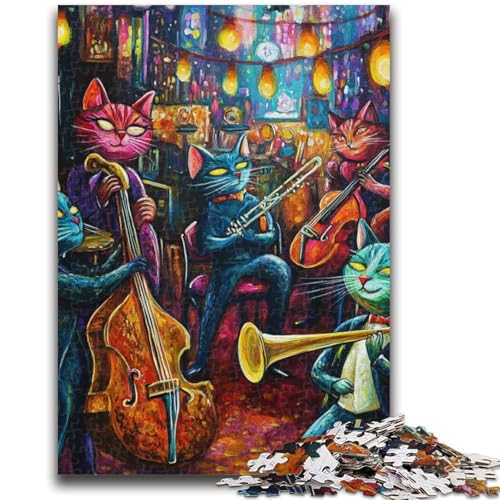 Puzzle für Jugendliche Band Cats für und ab 14 Jahren Mitmachspiel Weihnachtsspiel Geschenke 50x75cm Puzzle für Jugendliche Band Cats für und ab 14 Jahren Mitmachspiel Weihnachtsspiel Geschenke 50x75cm von LYXIANY