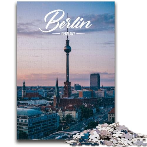 Puzzle für Jugendliche Berlin Geeignet für Kinder ab 14 Jahren Denkspiel Lernspiel für Geburtstag und Weihnachten (Größe 50x75cm) von LYXIANY