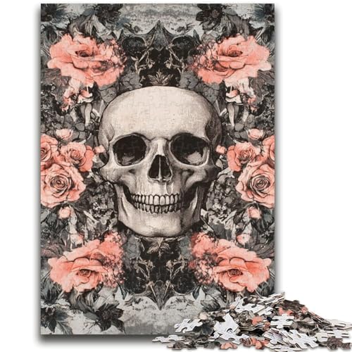 Puzzle für Jugendliche Blumenschädel für und ab 14 Jahren Mitmachspiel Weihnachtsspiel Geschenke 26x38cm Puzzle für Jugendliche Blumenschädel für und ab 14 Jahren Mitmachspiel Weihnachtsspiel Geschenke 26x38cm von LYXIANY