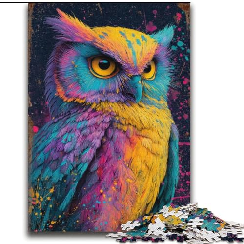 Puzzle für Jugendliche Bunte Eule für und ab 14 Jahren Mitmachspiel Weihnachtsspiel Geschenke 70x100cm Puzzle für Jugendliche Bunte Eule für und ab 14 Jahren Mitmachspiel Weihnachtsspiel Geschenke 70x100cm von LYXIANY