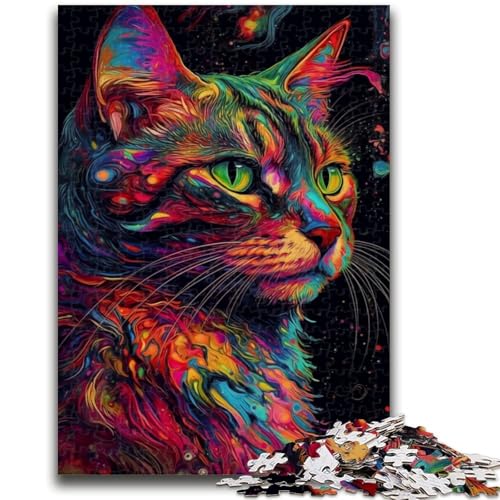 Puzzle für Jugendliche Bunte Weltraumkatzen für und ab 14 Jahren Mitmachspiel Weihnachtsspiel Geschenke 50x75cm Puzzle für Jugendliche Bunte Weltraumkatzen für und ab 14 Jahren Mitmachspiel Weihnachtsspiel Geschenke 50x75cm von LYXIANY