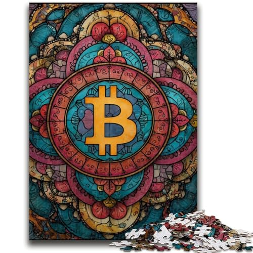 Puzzle für Jugendliche Buntglas Bitcoin für und ab 14 Jahren Mitmachspiel Weihnachtsspiel Geschenke 26x38cm Puzzle für Jugendliche Buntglas Bitcoin für und ab 14 Jahren Mitmachspiel Weihnachtsspiel Geschenke 26x38cm von LYXIANY