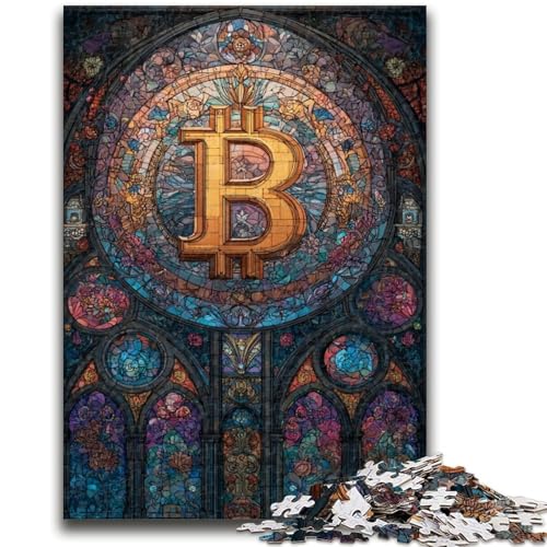 Puzzle für Jugendliche Buntglas Bitcoin für und ab 14 Jahren Mitmachspiel Weihnachtsspiel Geschenke 50x75cm Puzzle für Jugendliche Buntglas Bitcoin für und ab 14 Jahren Mitmachspiel Weihnachtsspiel Geschenke 50x75cm von LYXIANY