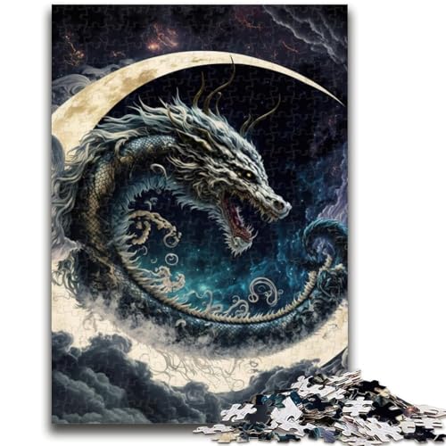 Puzzle für Jugendliche Drachen für und ab 14 Jahren Mitmachspiel Weihnachtsspiel Geschenke 26x38cm von LYXIANY