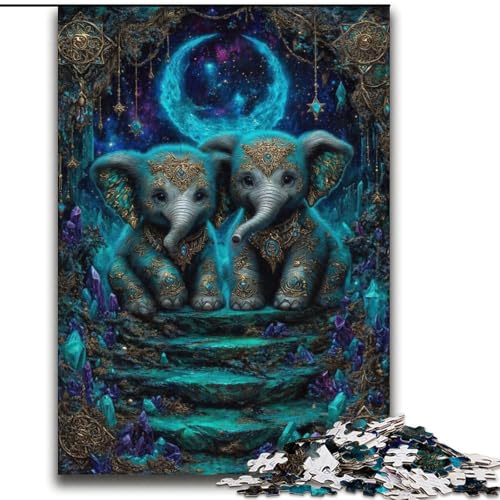 Puzzle für Jugendliche Geheimnisvoller Elefant für und ab 14 Jahren Mitmachspiel Weihnachtsspiel Geschenke 70x100cm Puzzle für Jugendliche Geheimnisvoller Elefant für und ab 14 Jahren Mitmachspiel Weihnachtsspiel Geschenke 70x100cm von LYXIANY