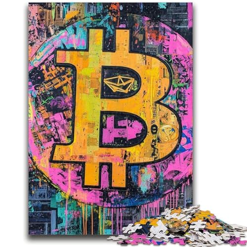 Puzzle für Jugendliche Graffiti Bitcoin für und ab 14 Jahren Mitmachspiel Weihnachtsspiel Geschenke 26x38cm Puzzle für Jugendliche Graffiti Bitcoin für und ab 14 Jahren Mitmachspiel Weihnachtsspiel Geschenke 26x38cm von LYXIANY
