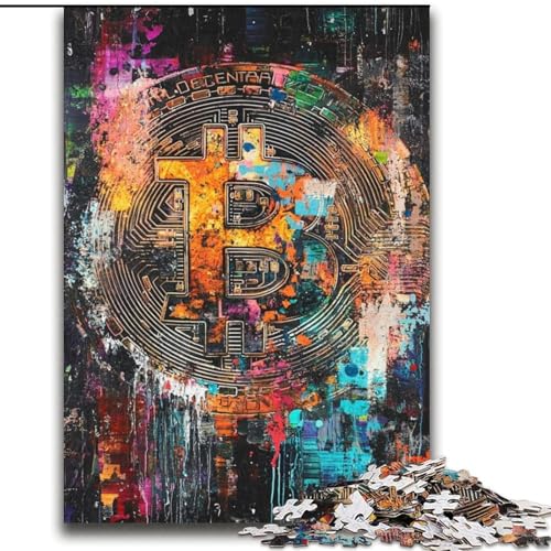 Puzzle für Jugendliche Graffiti Bitcoin für und ab 14 Jahren Mitmachspiel Weihnachtsspiel Geschenke 70x100cm Puzzle für Jugendliche Graffiti Bitcoin für und ab 14 Jahren Mitmachspiel Weihnachtsspiel Geschenke 70x100cm von LYXIANY