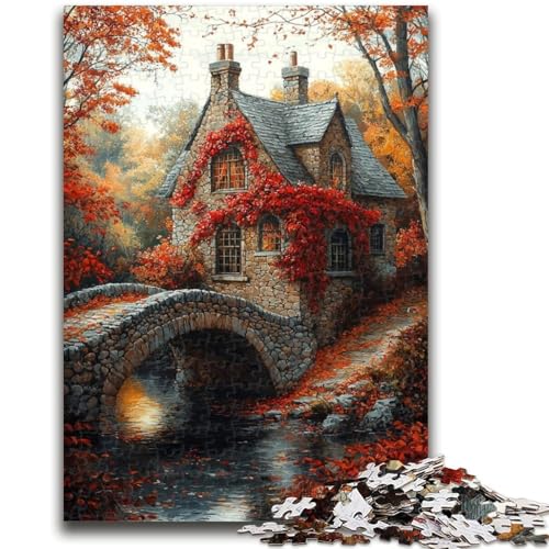 Puzzle für Jugendliche Herbstbrücke für und ab 14 Jahren Mitmachspiel Weihnachtsspiel Geschenke 26x38cm Puzzle für Jugendliche Herbstbrücke für und ab 14 Jahren Mitmachspiel Weihnachtsspiel Geschenke 26x38cm von LYXIANY