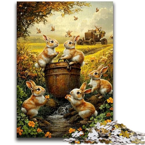 Puzzle für Jugendliche Kaninchen auf dem Feld für und ab 14 Jahren Mitmachspiel Weihnachtsspiel Geschenke 26x38cm Puzzle für Jugendliche Kaninchen auf dem Feld für und ab 14 Jahren Mitmachspiel Weihnachtsspiel Geschenke 26x38cm von LYXIANY