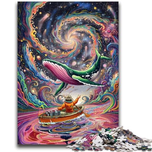 Puzzle für Jugendliche Psychedelischer Wal für und ab 14 Jahren Mitmachspiel Weihnachtsspiel Geschenke 50x75cm Puzzle für Jugendliche Psychedelischer Wal für und ab 14 Jahren Mitmachspiel Weihnachtsspiel Geschenke 50x75cm von LYXIANY