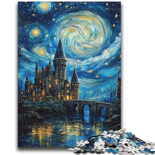 Puzzle für Jugendliche Schloss unter den Sternen für und ab 14 Jahren Mitmachspiel Weihnachtsspiel Geschenke 26x38cm Puzzle für Jugendliche Schloss unter den Sternen für und ab 14 Jahren Mitmachspiel Weihnachtsspiel Geschenke 26x38cm von LYXIANY
