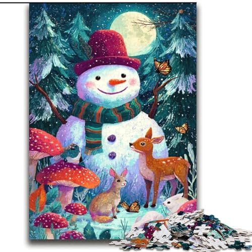 Puzzle für Jugendliche Schneemann für und ab 14 Jahren Mitmachspiel Weihnachtsspiel Geschenke 70x100cm Puzzle für Jugendliche Schneemann für und ab 14 Jahren Mitmachspiel Weihnachtsspiel Geschenke 70x100cm von LYXIANY