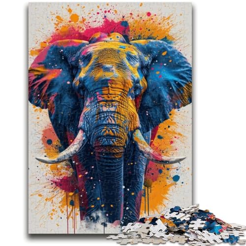 Puzzle für Jugendliche Schöner Elefant für und ab 14 Jahren Mitmachspiel Weihnachtsspiel Geschenke 26x38cm Puzzle für Jugendliche Schöner Elefant für und ab 14 Jahren Mitmachspiel Weihnachtsspiel Geschenke 26x38cm von LYXIANY