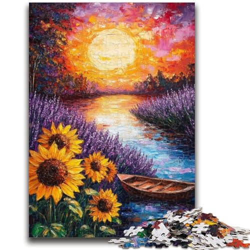 Puzzle für Jugendliche Sonnenblume für und ab 14 Jahren Mitmachspiel Weihnachtsspiel Geschenke 26x38cm Puzzle für Jugendliche Sonnenblume für und ab 14 Jahren Mitmachspiel Weihnachtsspiel Geschenke 26x38cm von LYXIANY
