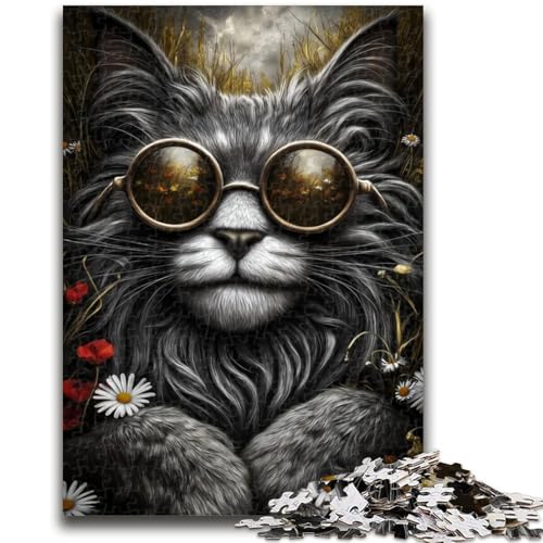 Puzzle für Jugendliche Steampunk-Katze für und ab 14 Jahren Mitmachspiel Weihnachtsspiel Geschenke 50x75cm Puzzle für Jugendliche Steampunk-Katze für und ab 14 Jahren Mitmachspiel Weihnachtsspiel Geschenke 50x75cm von LYXIANY