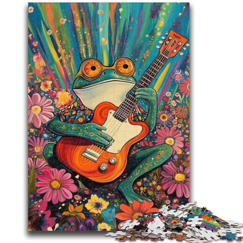 Puzzle für Jugendliche Vintage-Gitarre für und ab 14 Jahren Mitmachspiel Weihnachtsspiel Geschenke 26x38cm Puzzle für Jugendliche Vintage-Gitarre für und ab 14 Jahren Mitmachspiel Weihnachtsspiel Geschenke 26x38cm von LYXIANY