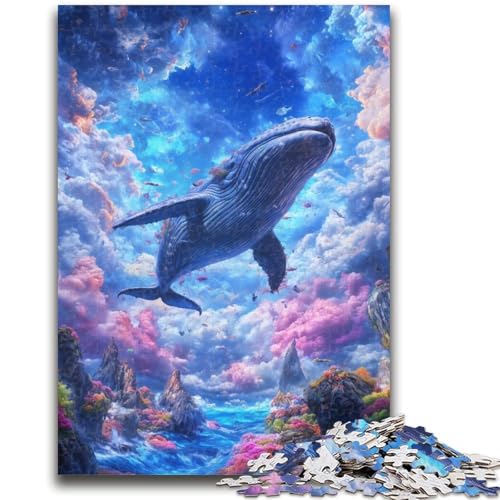 Puzzle für Jugendliche Weltraumwal für und ab 14 Jahren Mitmachspiel Weihnachtsspiel Geschenke 50x75cm Puzzle für Jugendliche Weltraumwal für und ab 14 Jahren Mitmachspiel Weihnachtsspiel Geschenke 50x75cm von LYXIANY