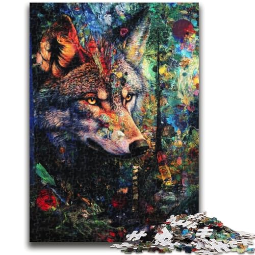 Puzzle für Jugendliche Wolf Art für und ab 14 Jahren Mitmachspiel Weihnachtsspiel Geschenke 26x38cm Puzzle für Jugendliche Wolf Art für und ab 14 Jahren Mitmachspiel Weihnachtsspiel Geschenke 26x38cm von LYXIANY