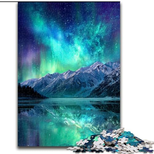 Puzzle für Teenager, 1000 Aurora, Lernspiele, Heimdekoration, Lernspiel für Geburtstag, Weihnachten, 38x26cm Puzzle für Teenager, 1000 Aurora, Lernspiele, Heimdekoration, Lernspiel für Geburtstag, Weihnachten, 38x26cm von LYXIANY