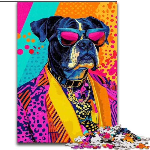 Puzzle für Teenager, 1000 Boxerhunde, Lernspiele, Heimdekoration, Lernspiel für Geburtstag, Weihnachten, 38x26cm Puzzle für Teenager, 1000 Boxerhunde, Lernspiele, Heimdekoration, Lernspiel für Geburtstag, Weihnachten, 38x26cm von LYXIANY