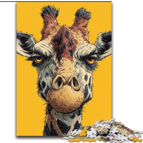 Puzzle für Teenager, 1000 Giraffen, dekomprimierendes intellektuelles Lernspielzeug, ganze Familie (Größe 50x75cm) von LYXIANY