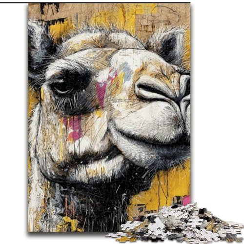 Puzzle für Teenager, 1000 Kamele, Lernspiele, Heimdekoration, Lernspiel für Geburtstag, Weihnachten, 38x26cm Puzzle für Teenager, 1000 Kamele, Lernspiele, Heimdekoration, Lernspiel für Geburtstag, Weihnachten, 38x26cm von LYXIANY