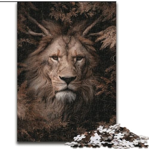 Puzzle für Teenager, 1000 Löwentiere, Lernspiele, Heimdekoration, Lernspiel für Geburtstag, Weihnachten, 50x75cm Puzzle für Teenager, 1000 Löwentiere, Lernspiele, Heimdekoration, Lernspiel für Geburtstag, Weihnachten, 50x75cm von LYXIANY