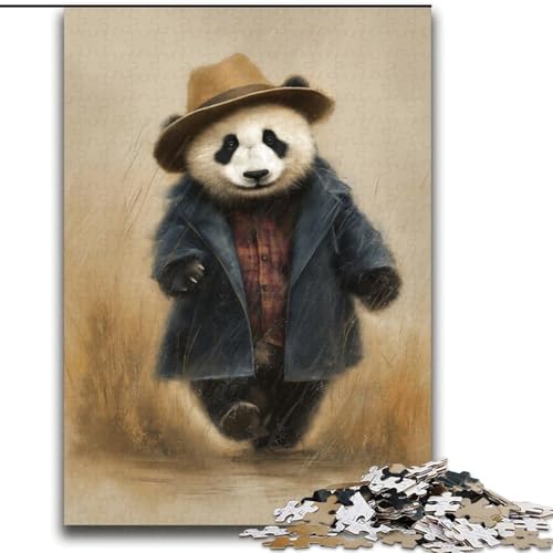 Puzzle für Teenager, 1000 Pandas, Lernspiele, Heimdekoration, Lernspiel für Geburtstag, Weihnachten, 38x52cm von LYXIANY
