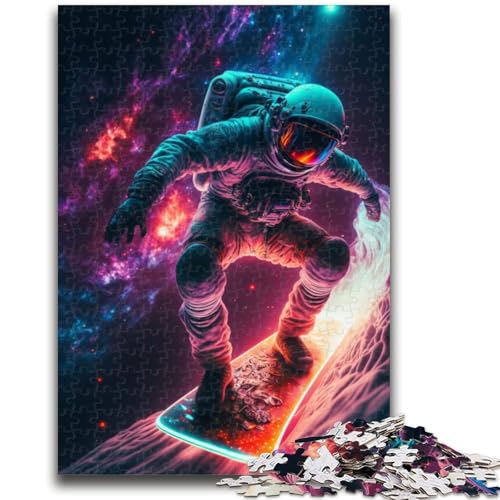 Puzzle für Teenager, 1000 Puzzles, Astronaut auf einem Skateboard, Lernspiel, Herausforderung, Spielzeug, Wanddekoration, einzigartige Geburtstags, 50x75cm Puzzle für Teenager, 1000 Puzzles, Astronaut auf einem Skateboard, Lernspiel, Herausforderung, Spielzeug, Wanddekoration, einzigartige Geburtstags, 50x75cm von LYXIANY