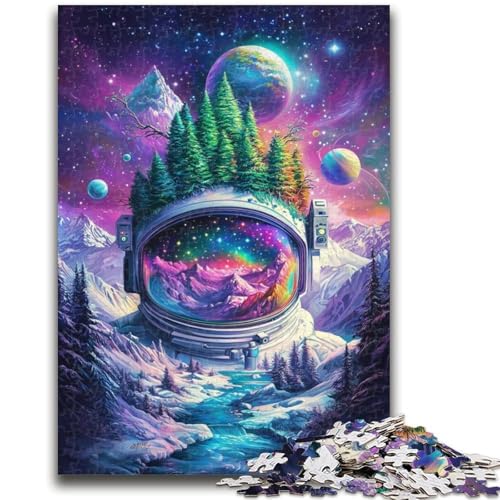 Puzzle für Teenager, 1000 Puzzles, Astronauten-Berge, anspruchsvolles Spiel und Familienspiel, Wichtelgeschenke, 26x38cm von LYXIANY