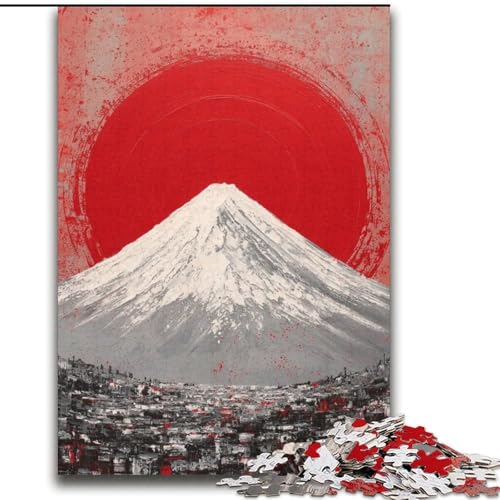 Puzzle für Teenager, 1000 Puzzles, Berg Fuji, Japan, Familienunterhaltungsspielzeug, ganze Familie, 38x52cm Puzzle für Teenager, 1000 Puzzles, Berg Fuji, Japan, Familienunterhaltungsspielzeug, ganze Familie, 38x52cm von LYXIANY