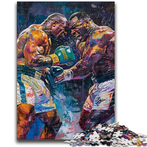 Puzzle für Teenager, 1000 Puzzles, Boxer, Lernspielzeug, Familienspiele, Geburtstagsgeschenk, Geschenke, 50x75cm Puzzle für Teenager, 1000 Puzzles, Boxer, Lernspielzeug, Familienspiele, Geburtstagsgeschenk, Geschenke, 50x75cm von LYXIANY