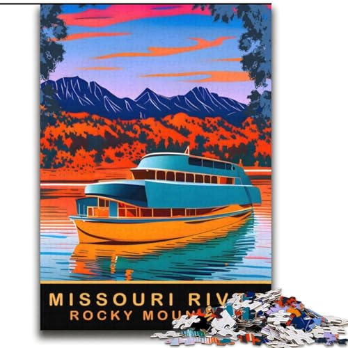 Puzzle für Teenager, 1000 Puzzles, Fluss und Berg, lehrreich, ganze Familie, 75x100cm Puzzle für Teenager, 1000 Puzzles, Fluss und Berg, lehrreich, ganze Familie, 75x100cm von LYXIANY