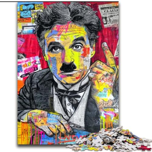 Puzzle für Teenager, 1000 Puzzles, Graffiti, Spielzeug, Lernspiele, Stressabbau, einzigartige Heimdekoration und Geschenke, 50x75cm von LYXIANY