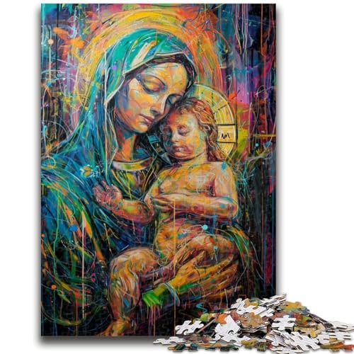 Puzzle für Teenager, 1000 Puzzles, Jesus-Graffiti-Spielzeug, Denkspiel zur Heimdekoration, für Kinder ab 14 Jahren, 50x75cm Puzzle für Teenager, 1000 Puzzles, Jesus-Graffiti-Spielzeug, Denkspiel zur Heimdekoration, für Kinder ab 14 Jahren, 50x75cm von LYXIANY