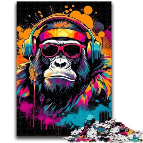 Puzzle für Teenager, 1000 Puzzles, Monkey DJ-Musik, Trainieren Sie Ihr Gehirn und Ihre Hände, Eltern-Kind-Interaktion, für Alter 14+, 50x75cm Puzzle für Teenager, 1000 Puzzles, Monkey DJ-Musik, Trainieren Sie Ihr Gehirn und Ihre Hände, Eltern-Kind-Interaktion, für Alter 14+, 50x75cm von LYXIANY