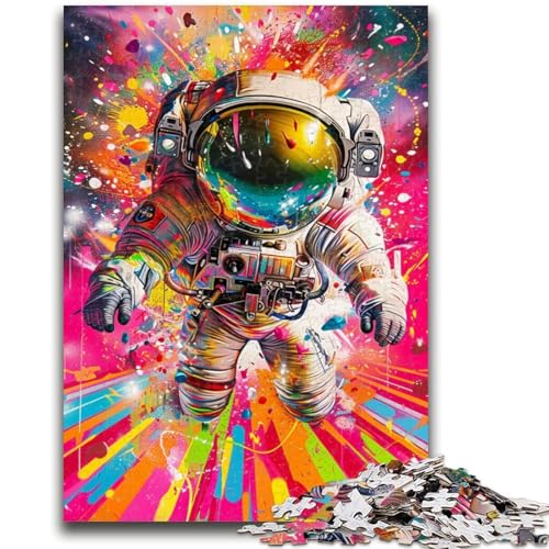 Puzzle für Teenager, 1000 Puzzles, Psychedelischer Astronaut, Lernspielzeug, Familienspiele, Geburtstagsgeschenk, Geschenke, 50x75cm von LYXIANY