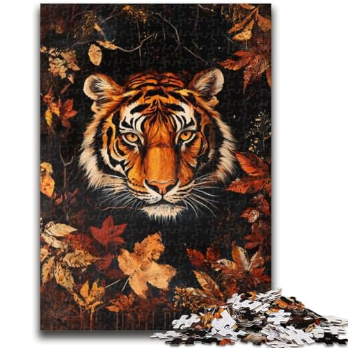 Puzzle für Teenager, 1000 Puzzleteile, Tiger im Dschungel, Spielzeug, Denkspiel zur Heimdekoration, für Kinder ab 14 Jahren, 50x75cm Puzzle für Teenager, 1000 Puzzleteile, Tiger im Dschungel, Spielzeug, Denkspiel zur Heimdekoration, für Kinder ab 14 Jahren, 50x75cm von LYXIANY