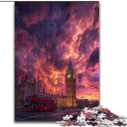 Puzzle für Teenager, 1000 Sonnenuntergänge, Lernspiele, Heimdekoration, Lernspiel für Geburtstag, Weihnachten, 38x26cm von LYXIANY