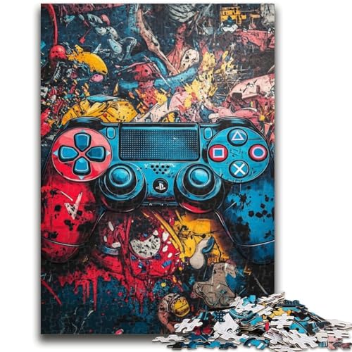 Puzzle für Teenager, 1000 Spiele, Graffiti, anspruchsvolles Spiel und Familienspiel, Wanddekoration, einzigartige Geburtstags, 50x75cm von LYXIANY