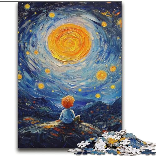 Puzzle für Teenager, 1000 Teile, „Der kleine Prinz des Nachthimmels“, Lernspiele, Heimdekoration, Geburtstagsgeschenk, Geschenke, Wandkunst, 38x52cm Puzzle für Teenager, 1000 Teile, „Der kleine Prinz des Nachthimmels“, Lernspiele, Heimdekoration, Geburtstagsgeschenk, Geschenke, Wandkunst, 38x52cm von LYXIANY