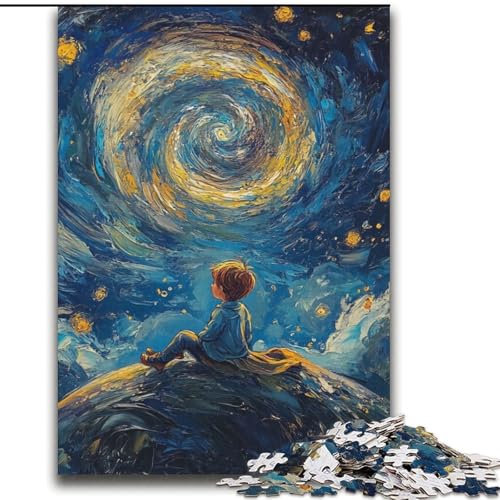 Puzzle für Teenager, 1000 Teile, „Der kleine Prinz des Nachthimmels“, Lernspiele, Heimdekoration, Geburtstagsgeschenk, Geschenke, Wandkunst, 38x52cm Puzzle für Teenager, 1000 Teile, „Der kleine Prinz des Nachthimmels“, Lernspiele, Heimdekoration, Geburtstagsgeschenk, Geschenke, Wandkunst, 38x52cm von LYXIANY