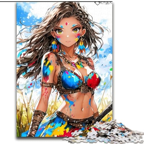 Puzzle für Teenager, 1000 Teile, Anime-Elfenmädchen, Spielzeug, Lernspiele, Stressabbau, tolle Geschenke und Spielzeuge, 38x26cm Puzzle für Teenager, 1000 Teile, Anime-Elfenmädchen, Spielzeug, Lernspiele, Stressabbau, tolle Geschenke und Spielzeuge, 38x26cm von LYXIANY