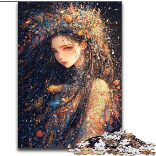 Puzzle für Teenager, 1000 Teile, Anime-Mädchen, Spielzeug, Lernspiele, Stressabbau, tolle Geschenke und Spielzeuge, 50x75cm von LYXIANY